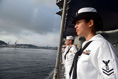 U.S. Navy veteran and Southern Illinois University Edwardsville pharmacy student Daniella Mazzaro.