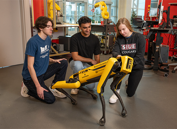 The SIUE robot dog named Bode